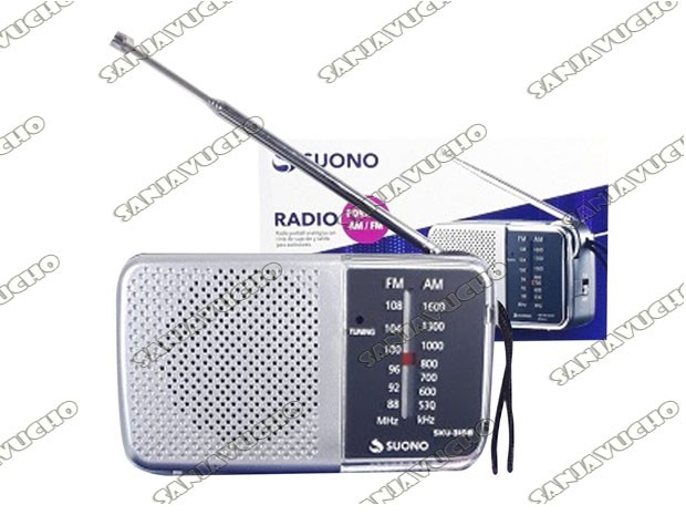 <* RADIO FM AM DE BOLSILLO SUONO 3188